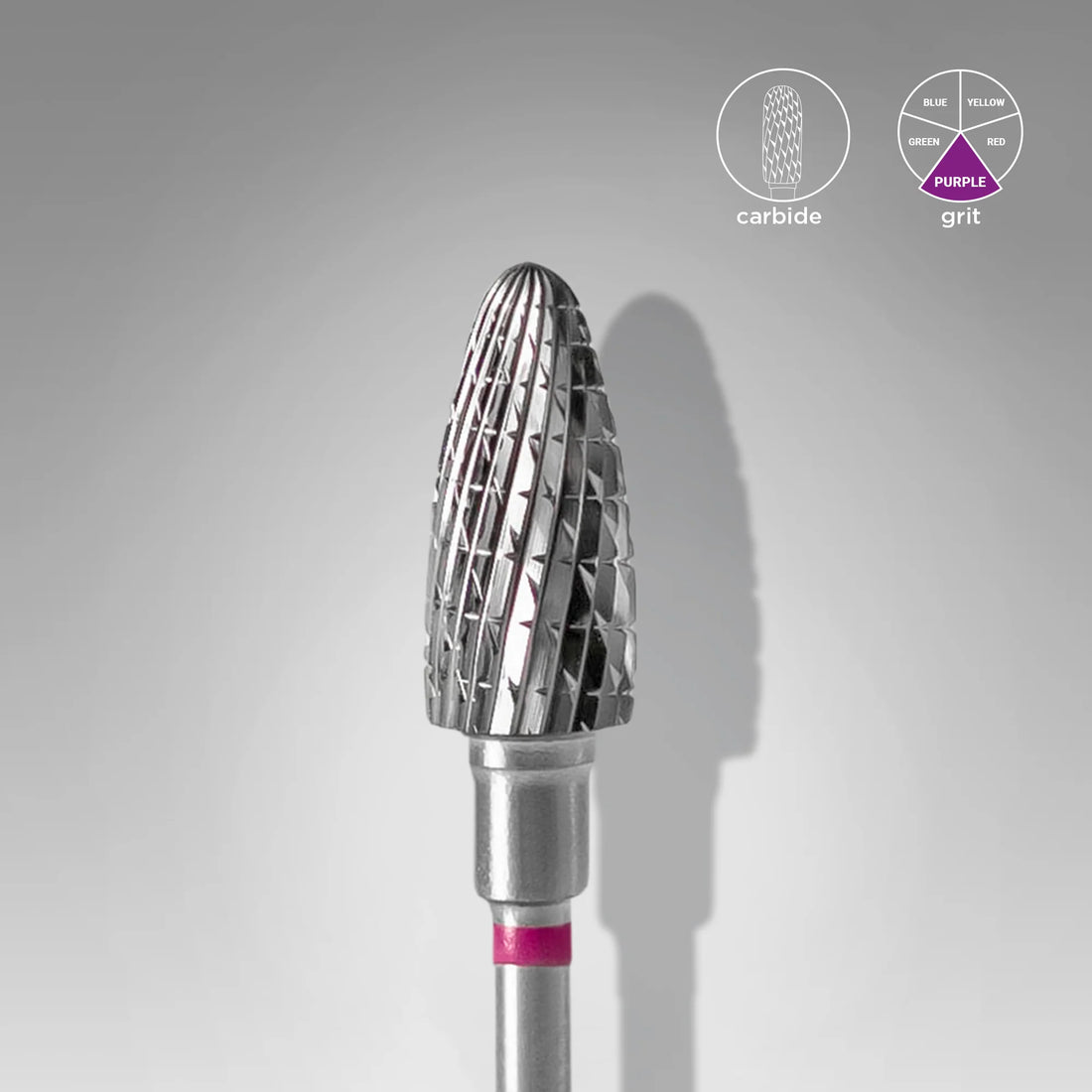Embout carbure, « maïs », violet, diamètre tête 5 mm / partie active 13 mm -Staleks Pro
