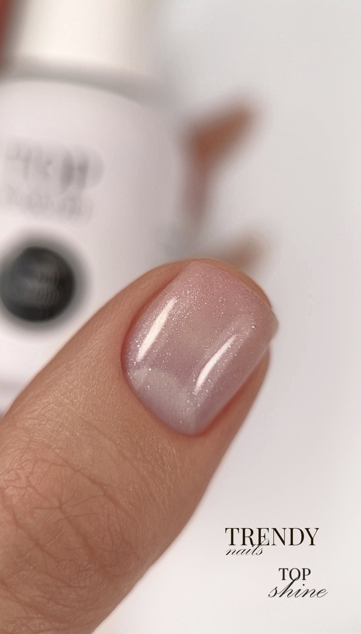 Top Shine — rendu sur ongle