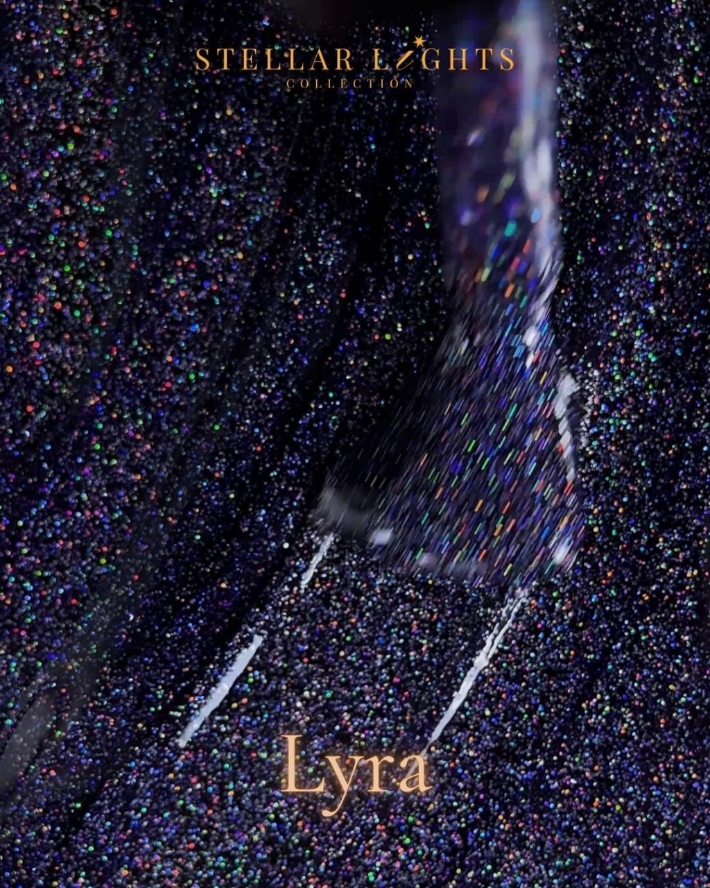Lyra – 8 ml — flacon, coulée, rendu sur ongle