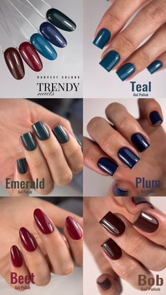 Coffret DEEP COLORS, 5 vernis semi-permanents 10 ml