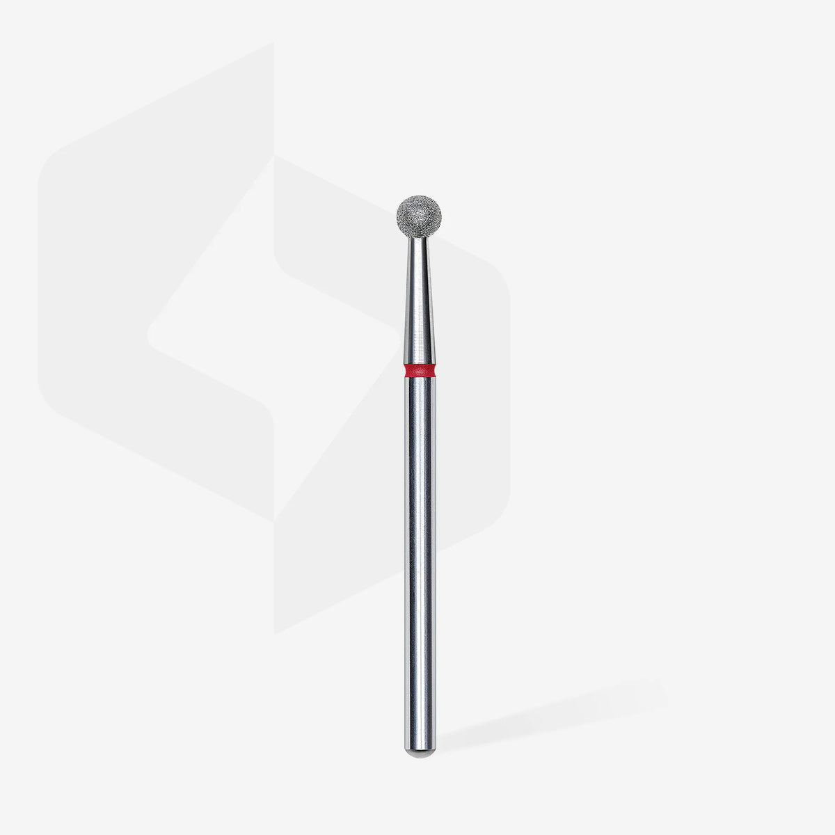 Embout diamant « boule », rouge, diamètre de la tête 3.5 mm - Staleks Pro