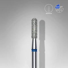 Emnout diamant « cylindre », bleu, diamètre de la tête 2.3 mm, partie active 8 mm - Staleks Pro