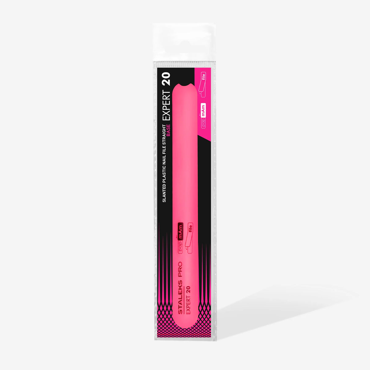 Lime en plastique chanfreinée droite (base) EXPERT 20 - Staleks Pro