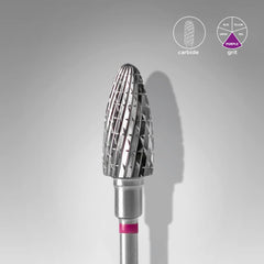 Embout carbure, « maïs », violet, diamètre tête 5 mm / partie active 13 mm -Staleks Pro