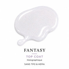Top Fantasy | Top Coat Holographique Sans Résidu – 10 ml