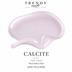 Calcite Top Coat | Top Coat Rose Laiteux Sans Résidu – 10ml